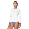 Speedo Women's Uv Swim Shirt Long Sleeve Rashguard Solid White view 1