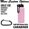 LaserGram Personalized Water Bottle, Taekwondo Woman, Stainless Steel Double Wall Vacuum Insulated with Flip Top Straw, Custom Engraved Gift (40oz / 1180ml Pink) view 4