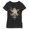 JoJo Siwa Girl's Never Stop Looking Up T-Shirt, Black, Small view 1