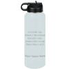 LaserGram Personalized Water Bottle, Bible Verse Philippians 4-13, Stainless Steel Double Wall Vacuum Insulated with Flip Top Straw, Custom Engraved Gift (40oz / 1180ml Light Blue) view 1