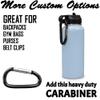LaserGram Personalized Water Bottle, Horse Cowgirl Heart, Stainless Steel Double Wall Vacuum Insulated with Flip Top Straw, Custom Engraved Gift (40oz / 1180ml Light Blue) view 4