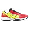 Fila Mens Volley Zone Pickleball Shoes, Red/Black/Safety Yellow (US Men's Size 11.5) view 3