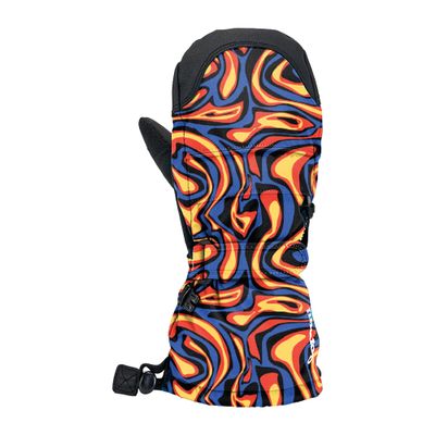 Gordini Kids Baby Mitten, Yellow Swirly, Medium