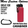 LaserGram Personalized Water Bottle, Soccer Player Man, Stainless Steel Double Wall Vacuum Insulated with Flip Top Straw, Custom Engraved Gift (40oz / 1180ml Maroon) view 4