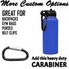 LaserGram Personalized Water Bottle, Bible Verse Philippians 4-13, Stainless Steel Double Wall Vacuum Insulated with Flip Top Straw, Custom Engraved Gift (40oz / 1180ml Dark Blue) view 4