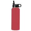 LaserGram Personalized Water Bottle, Lifeguard, Stainless Steel Double Wall Vacuum Insulated with Flip Top Straw, Custom Engraved Gift (40oz / 1180ml Maroon) view 2