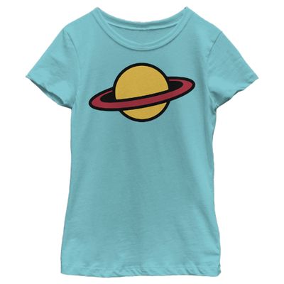 Nickelodeon girls Rugrats Chuckie Tee Short Sleeve Tee T Shirt, Tahiti Blue, X-Small US