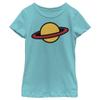 Nickelodeon girls Rugrats Chuckie Tee Short Sleeve Tee T Shirt, Tahiti Blue, X-Small US view 1