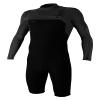 O Neill Hyperfreak 2mm Chest Zip LS Springsuit A00-22-Black-Black LT view 1