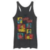 STAR TREK Original Series Pop Characters Women's Racerback Tank Top, Black Heather, Large view 1