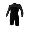O'Neill Men's Hyperfreak 2mm Chest Zip Longsleeve Spring Wetsuit S Black/Black view 1