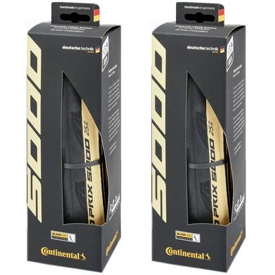 Continental Grand Prix 5000 Clincher Tire Black/Cream, 700X28