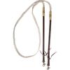 Cashel Braided Rawhide Buttons Roping Rein White view 1