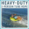 ZUP 2-Person Tube Rope with Rope Keeper, Tow Rope for Tube, Tubing Pull Rope, 3/4" Diameter, 60' Long for Boating, Water Sports and Inflatables view 3
