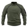 Men Special Ops Military Tactical Fleece Jacket Polar Soft Warm Zipper Pullover Sports Outdoor Athletic Jacket Coats view 1