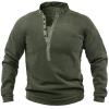 Men Special Ops Military Tactical Fleece Jacket Polar Soft Warm Zipper Pullover Sports Outdoor Athletic Jacket Coats view 2