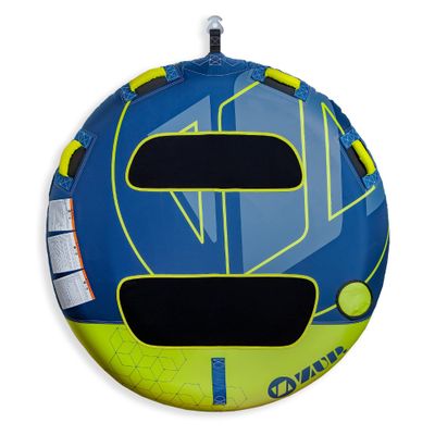 ZUP RDX River Lake Water Tube with 2 Soft EVA Deck Pads, 1-2 Rider Float, 60" Towable Tube