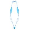Hularka Womens One-Piece Mini Monokini Swimsuit G-String Thong Bikini Lingerie Underwear Blue A Medium view 2