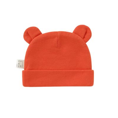 POLG Newborn Baby Hat for Toddler Boys Girls Soft Bear Ears Beanie Cap Cute Infant Hats for 0-12 Months (O, One Size)