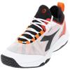 Diadora Men's Speed Blushield Fly 3 + AG Tennis Shoe (White/Black/Fiery Red, 9.5) view 2