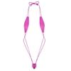 Hularka Womens One-Piece Mini Monokini Swimsuit G-String Thong Bikini Lingerie Underwear Hot Pink A Medium view 2