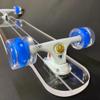 Ghost Long Board 40 Platypus Riptide White Trucks Blue Wheels view 4