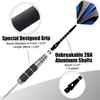 WINSDART Darts Metal Tip Set Professional Metal Darts for Dartboard Steel Tip Darts with Nonslip Iron Barrel Aluminum Dart Shafts,Extra Flights,Dart Sharpener,Gift Box view 3