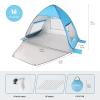 TOBTOS UPF 50+ Pop Up Beach Tent, Beach Umbrella, Automatic Sun Shelter 2-3 People UV Protection Portable Sunshade, Easy Set Up Baby Canopy Cabana, Lightweight with Carry Bag view 2