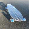 Ghost Long Board 48 Pintail Riptide Black Trucks Green Wheels view 1