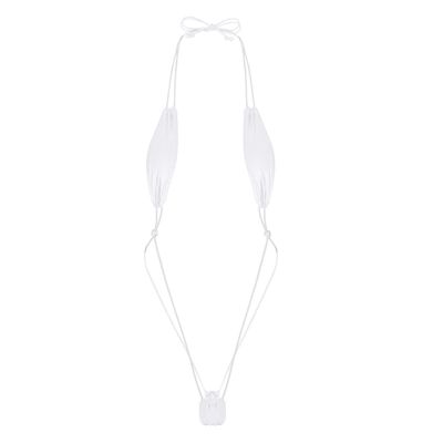 Hularka Womens One-Piece Mini Monokini Swimsuit G-String Thong Bikini Lingerie Underwear White A Medium