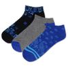 Hot Sox Men's Fun Conversation Starter Low Cut Socks-3 Pair Pack-Cool & Funny Gifts, Bandana (Navy), : 6-12 view 1