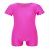 RUNQHUI Kids High Stretch Dance Gymnastics Leotard Unitards Biketards for Girls Ballet Dance Wear Sport Bodysuit Purple 4 Years view 1