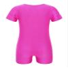RUNQHUI Kids High Stretch Dance Gymnastics Leotard Unitards Biketards for Girls Ballet Dance Wear Sport Bodysuit Purple 4 Years view 2