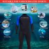 Men's Breathable Nylon Spandex Diving Suit UV Sun Protection Wetsuit One Piece Rash Guard Long Sleeve Bodysuit Swimsuit Diving Skins Quick Dry Thin Snorkeling Surfing Suit view 2