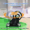 GSE Games & Sports Expert Orange Sports Scooter Board with Handles, Floor Sitting Scooter Board with Non-Marring Plastic Casters for Kids Children Gym Indoor Outdoor Activities Play Equipment view 2