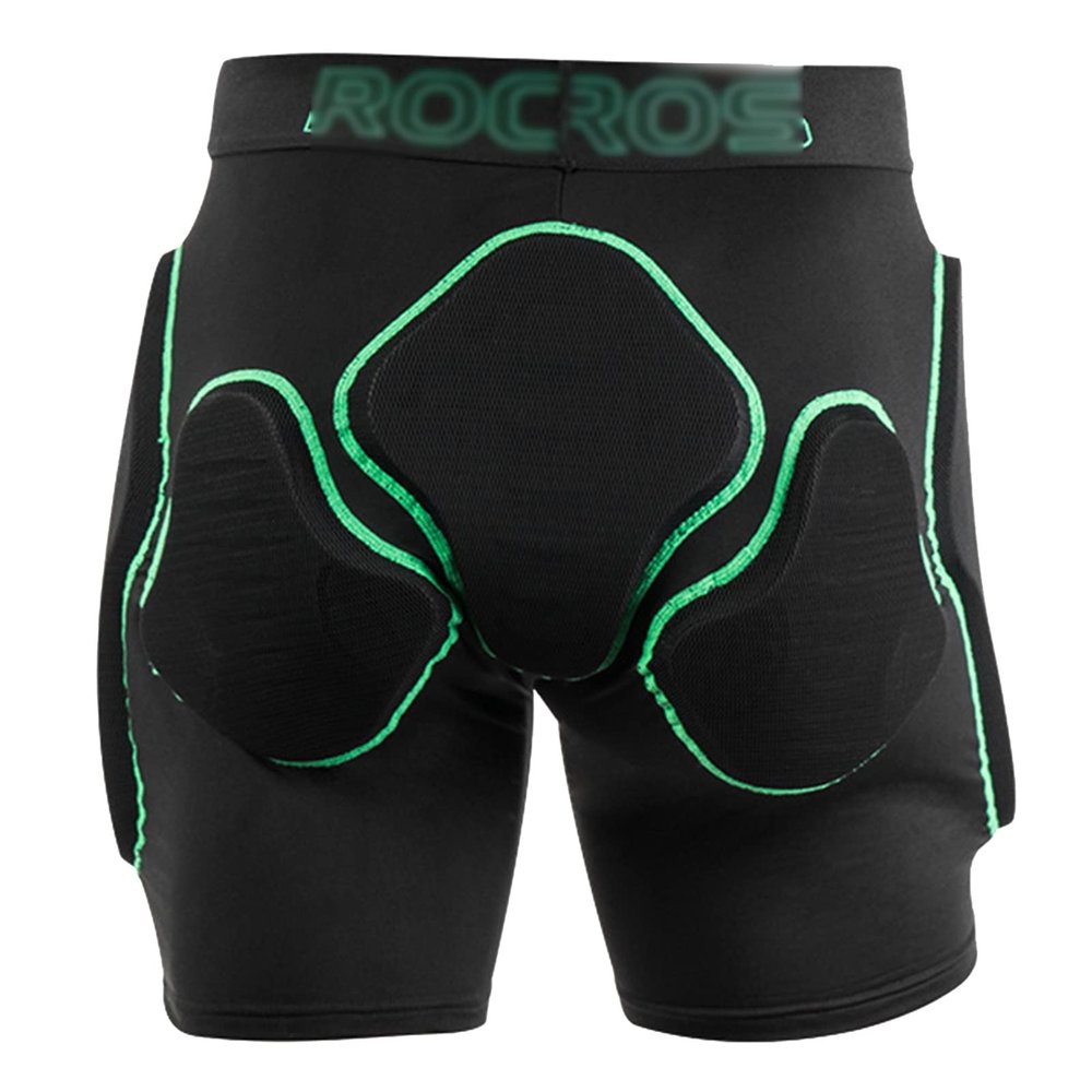 Q-FFL Skating Impact Pad, Breathable Tailbone Hip 3D Protection Pads, Protective Padded Shorts for Skating Ski Snowboarding (Size : Large)