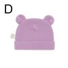 POLG Newborn Baby Hat for Toddler Boys Girls Soft Bear Ears Beanie Cap Cute Infant Hats for 0-12 Months (D, One Size) view 2