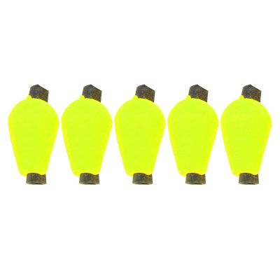01 02 015 Water Drop Float Foam, Durable Easy to Install High Density Small Size Fishing Float Foam Strike Indicator for Fly Fishing(Fluorescent Yellow)