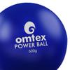 Omtex Weighted Balls 600 g for Power Hitting, Batting and Pitching Training Suitable for Teenager & Athlete, Build Strength and Muscle, Improve Technique and Form - Blue view 2