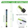 CAITON Golf Alignment Sticks, 2 Sets 48inch Golf Alignment Aid Practice Rods, Golf Training Aid to Improve Golf Swing, Putting Posture, with Storage Tube view 3