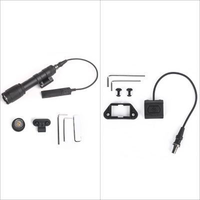 NOBUHIRO M600C 800 Lumens Tactical Light with Remote Pressure Switch and Conversion Mount kit
