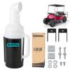 10L0L No Drilling Needed Golf Cart Sand Bottle with Holder Universal for EZGO Club Car Yamaha, Push Cart Divot Filler Sand Bottle with Grip Handle (Fit 1" Square Tube Bracket) view 1