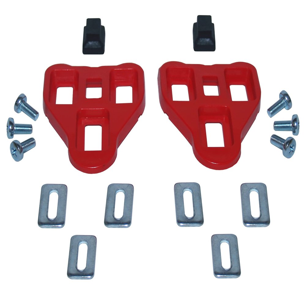 cyclingcolors Bike Pedal Cleats Compatible with Look Delta red 9 Cycling Shoes