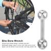 SPYMINNPOO 616mm 10 in 1 Portable Bikes Wrench Rustproof Multi Functional Dog Bone Hex Bone Wrench for Bike Repairing view 4