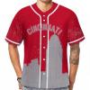 Custom Baseball City Jerseys Shirts for Fans Gifts Men/Youth/Women Printed Stitched Personalize Name& Number S-7XL view 2