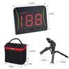 DRM Swing Shoot Pitch Speed Radar with Red Digital Display and Voice Out, Hands Free, Free Standing, Portable Sports Speed Training Aid, Golf Gift view 2