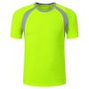 Jugaoge Kids Boys UPF 50+ Short Sleeve T-Shirt Rash Guard Swim Tee Shirts Quick Dry Athletic Tops Sun Shirts Fluorescent Green 5-6 Years view 1