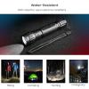 Feyachi Flashlight 1200 Lumen Matte Black LED Light with M Lock Flashlight Mount and Pressure Switch Included view 3