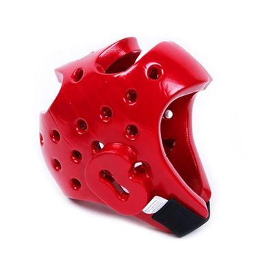 Adults Kids Headguard for Professional Boxing,Shock Muay Helmet Head Guard Protector Gear for Muay Thai, Grappling, Kickboxing, Karate, Taekwondo, Martial Art (Red, L)