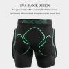 Q-FFL Ski Fall Protection Hip Protection Shorts, Breathable Protective Gear, Tailbone Hip Butt Pad for Inline Skating, Skateboarding (Size : Small) view 4